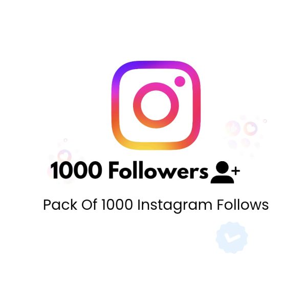 1000 Instagram Followers Growth Pack